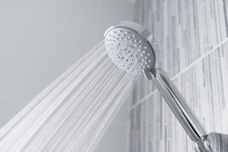 Spa-Style Shower with Multiple Showerheads