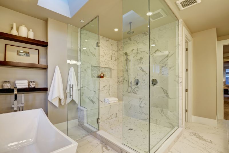 Compact Shower with Storage